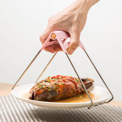 Multifunctional Anti-Scalding Tongs, Stainless Steel Steaming Dish Anti-Slip Bowl Holder, Plate-Lifting Tool, Household Kitchen Supplies Gadget
