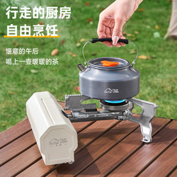 Folding cassette stove outdoor camping stove
