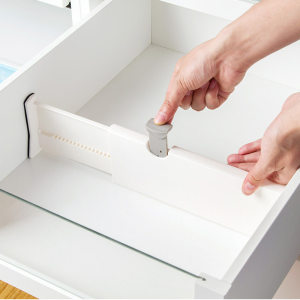 
Retractable wardrobe layered free combination cabinet storage and sorting partition board drawer partition board Home sorting equipment