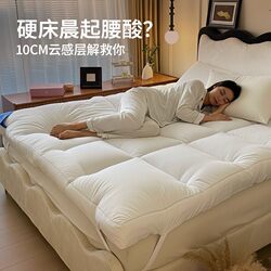 Kasa Five-Star Hotel Ultra-Soft Mattress Thickened 10cm Antibacterial Class a Feather Velvet Tatami Mattress Pad