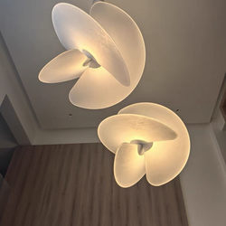 Jimei High-Quality Duplex Floor Loft Silk Chandelier House Living Room Dining Room Lamp Bedroom Art Designer Chandelier