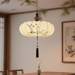 Song-Style Aesthetic Restaurant Chandelier 2026 New Model Duplex Living Room Bedroom Study Chinese Style Zen Retro Pendant Light