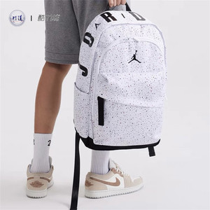 
JORDAN BRAND Men's and Women's Sports and Casual Backpack Student White Cement Backpack JD2133032PS-008