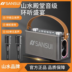 
Shanshui T93 large volume portable Bluetooth speaker high-quality outdoor karaoke live musical instrument bass all-in-one machine
