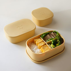 Meelyhome Silicone Lunch Box Can Be Heated in a Microwave, Divided Lunch Box, Food-Grade Fruit Preservation Box