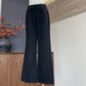 Middle-aged and elderly women's spring and autumn straight trousers new mother's clothing autumn and winter wide-leg versatile casual drooping pants