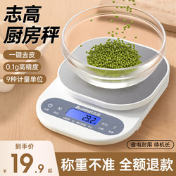 Chigo Kitchen Scale, Household Precision Small Food Scale, Baking Electronic Scale, High-Precision Gram Food Scale 3524