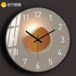 New Creative Living Room Stylish Wall Art Light Luxury Clock Simple Modern Elegant Chinese Style Wall Clock 2129