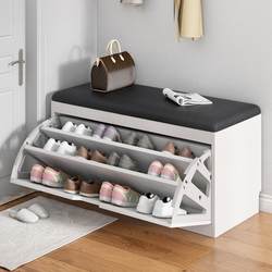 Narrow Shoe Cabinet Storage Rack for Entryway, Flip-Top Shoe Changing Cabinet, Multi-Layer Large Capacity Shoe Storage Cabinet