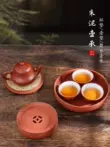 Mianxiaochen Zhuni nồi vẽ tay có đệm cách nhiệt Triều Châu cát tím đế lót ly khay bong bóng khô nâng nồi đệm bùn đỏ khay trà nhỏ Phụ kiện bàn trà