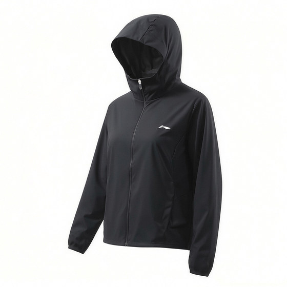 
Li Ning Sports Windbreaker Women's 2026 Summer New Fitness Series Ice Comfort Sunscreen Knitted Casual Windbreaker