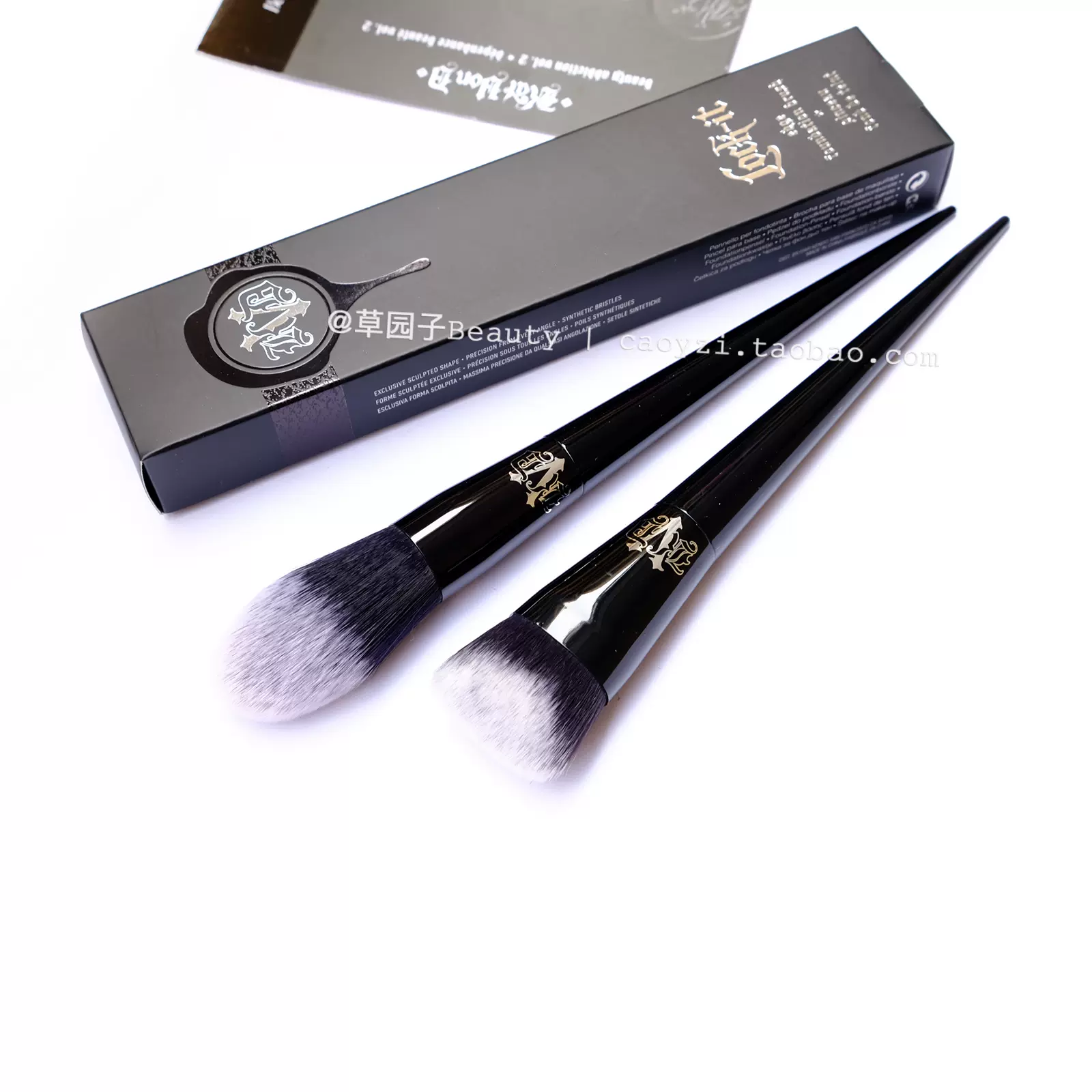 現貨美國Kat Von D Lock-It KVD化妝刷粉底刷10散粉刷20遮瑕刷40