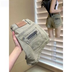 American Retro Denim Shorts for Women, Summer 2026 New Style, Petite Slimming Hot Girl A-Line Hot Pants, Thin Outerwear