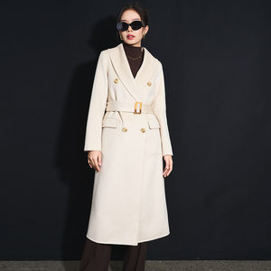 
Hangzhou Shengdu Clothing [Shengdu] SNDU autumn and winter new water ripples green fruit collar to make you look slim and double-sided wool