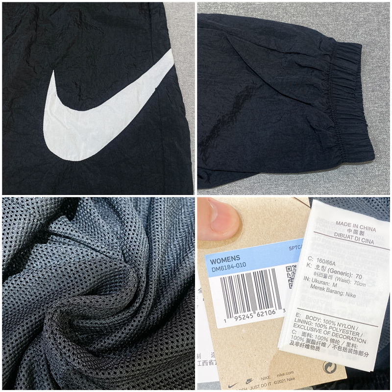 Nike women's pants sports casual overalls loose closing trousers 2022  summer new DD5573-010-100