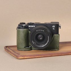 Sony A7c Ochranné Pouzdro A7m4 Brašna Na Fotoaparát Kožené Pouzdro Základna A7r5 Micro Single Slr Kožené Pouzdro Základna