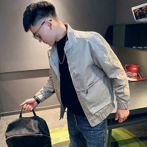 Netizen Pi Shuai Coat Spring and Autumn Season New Trendy Brand Spirit Guy Leisure Slim Fit Standing Collar Work Jacket for Men