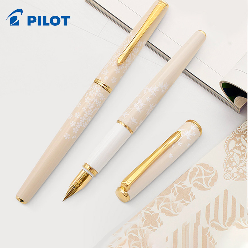 Pilot Sakura Pilot Lady White Fountain Pen Japan PILOT Sakura