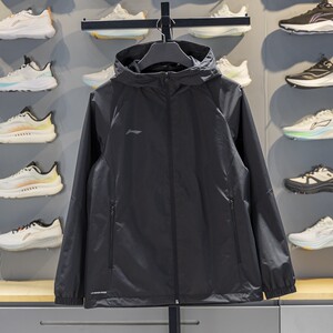 
Li Ning Sports Windbreaker Men's 2026 Spring New Group Purchase Series Water-Repellent Hooded Jacket AFDW809