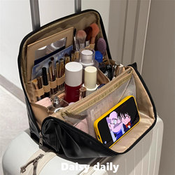 New Large-Capacity Cosmetic Bag with Compartments, Portable for Travel, Storage for Toiletries, 2025 New Model, Can Be Hung