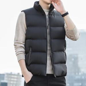 
Men's Korean style trendy and handsome warm vest thickened vest down cotton jacket waistcoat men's vest