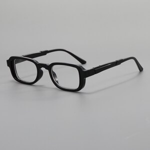 
New retro niche anti-blue light glasses, avant-garde personality, futuristic glasses frames, men's narrow frame glasses frames, flat glasses