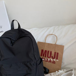 Muji Series Large-Capacity School Bag for Women, Korean Version, Harajuku Ulzzang College Student Backpack, High School ins Style Backpack