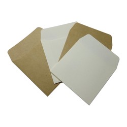 White and Yellow Kraft Paper Products, Envelopes, Self-Adhesive Sealing Bags, Packaging for Tea Leaves, Extra Small Paper Bags