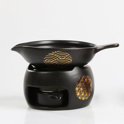 태국 오일 냄비 에센셜 오일 난방 스파 뷰티 살롱 호텔 스파 용품 따뜻한 오일 도구 에센셜 오일 분할 세라믹-