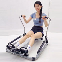 Rowing Machine with Phone Holder, Source Factory 12-Level Hydraulic Cylinder Resistance Rowing Machine, Home Fitness Equipment
