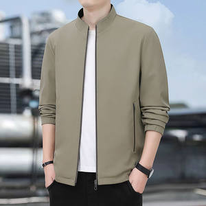 
High-end jacket men's business casual stand collar spring jacket new sports casual jacket middle-aged executive tops men