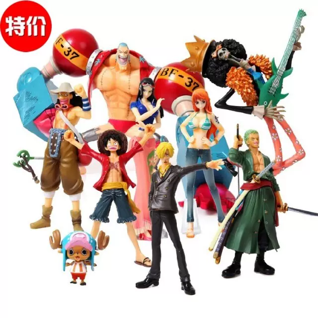 海賊王兩年後魯夫模型zero 新世界2年後索隆羅賓娜美公仔擺件