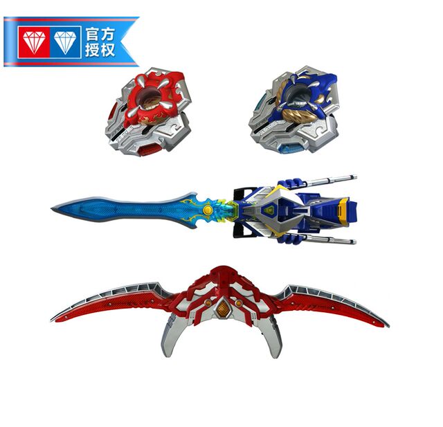 Genuine Audi Drill Armor Armor Warriors Yanlong Xia Fengying Heroes Summoner Super Flame Sword Wind Eagle Sword toy