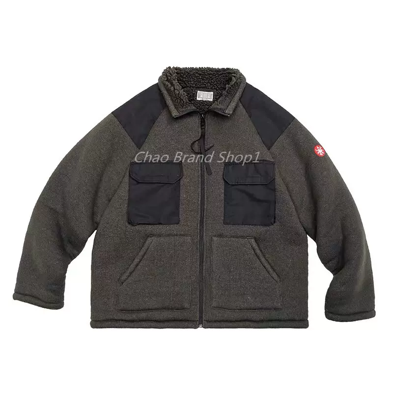 CAVEMPT C.E Cav empt BOA FLEECE ZIP UP 摇粒绒翻领夹克外套-Taobao