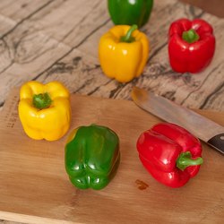 Simulated Vegetable Model Chili Pepper Bell Pepper Fruit and Vegetable Food Display Decoration for Exhibition Hall Shop Window Decoration Photography Props