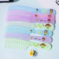 Girl's Jelly Comb, Pocket Comb, Simple Small Comb, Cute Hair Comb, Home Use Hair Smoothing Comb, Women's Long Hair Comb, Portable