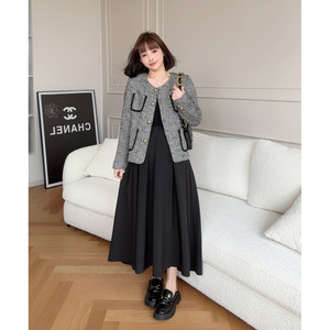 
Maodan [Lotte Xiaoxiang] Nana's pregnancy outfit, fashionable Xiaoxiang style coat, maternity dress suit