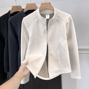 
Brand new upgrade~LU Peng Duan~Autumn and winter heating stove slim waist graphene warm double zipper short jacket