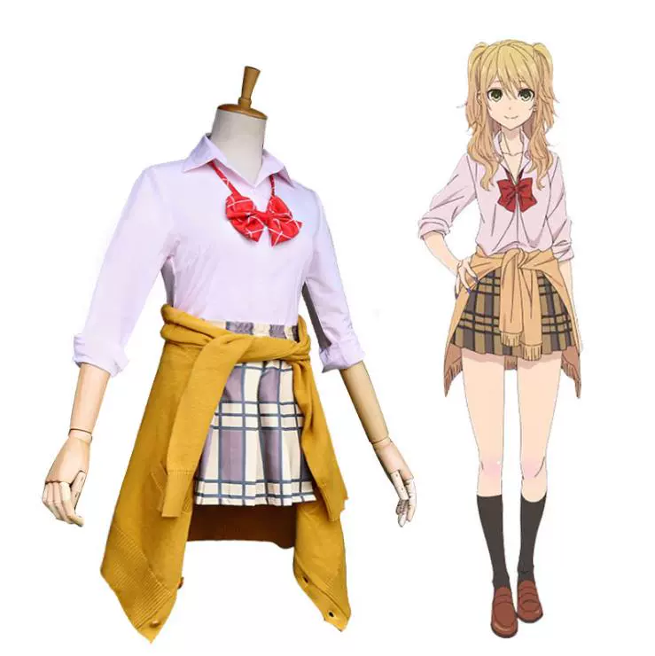 Citrus柑橘味香氣cos服藍原柚子藍原芽衣校服cosplay服裝女