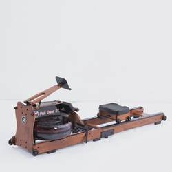 Supply rowing machine manufacturers folding household silent aerobics solid wood water resistance rowing machine rowing machine