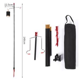 
Outdoor camping light pole folding pole camping portable bracket folding clip table desktop night market street stall light pole