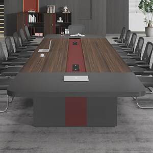 
Office board type rectangular plate combined office modern rectangular table chair furniture office desk conference table large square