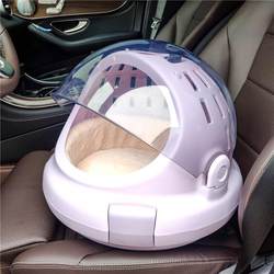 Space Capsule Cat Bed, Litter Box, Pet Travel Crate, Portable Cat Carrier, Trendy Cat Cage, Cat Toilet