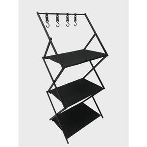 
Outdoor camping multi-layer storage rack aluminum alloy storage rack portable foldable storage rack self-driving tour picnic rack