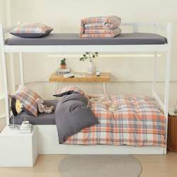 New student dormitory single bed quilt set bedding six-piece set 0.9m1.2m quilt three-piece set