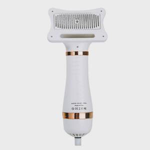 Pet hair dryer comb dog cat electric hot air comb beauty cleaning 2-in-1 hair dryer pet supplies wholesale