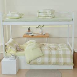 New student dormitory single bed bedding and quilt set six-piece set 0.9m1.2m quilt three-piece set
