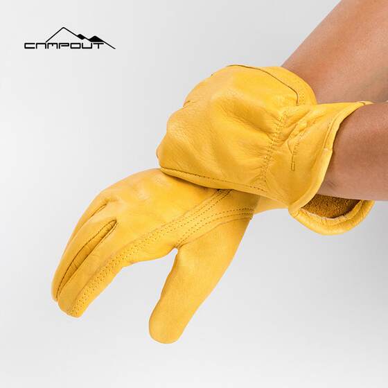 
campout outdoor products barbecue gloves winter camping gloves outdoor microwave oven anti-scalding insulation gloves