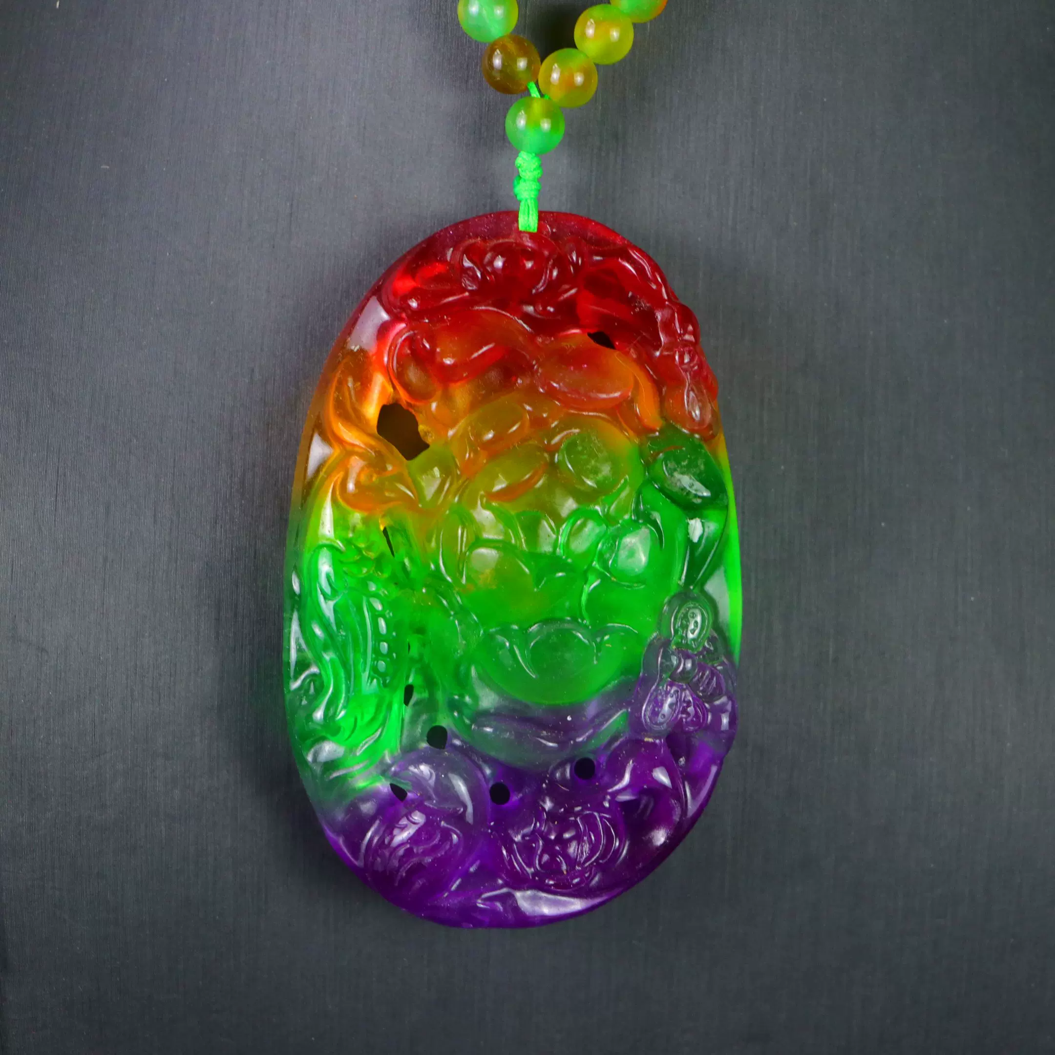 古董杂项收藏大清乾隆年十公分夜明珠,保存完好品相如图