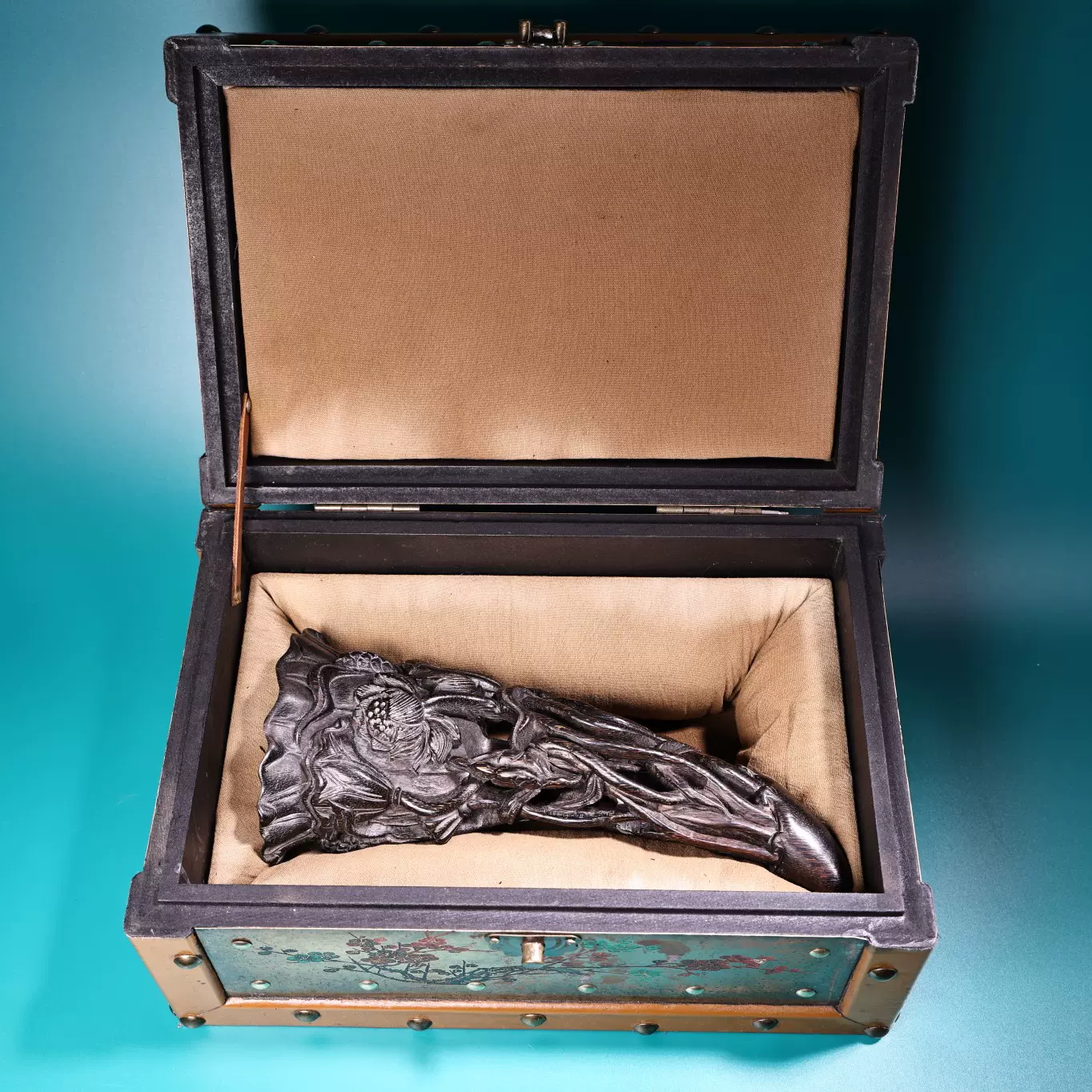 花梨木扳指盒、老玉扳指一套 【公式通販】